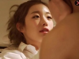 Adolescent coréen - un bon couple se fait baiser dans une chambre d'hôtel