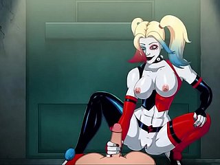 Arkham ASSylum roughly Harley Quinn