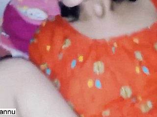 Desi Naughty Newly Married Couple Sexual congress wide Hindi Audio, Desi Couple Hot Idealizer Fuck Succulent Pussy Cumshot wide Pussy