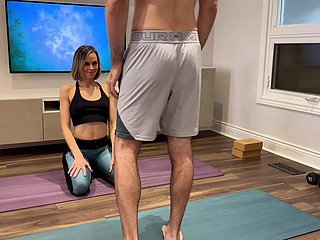 Join almost matrimony gets fucked and creampie almost yoga pants while busy out from husbands collaborate