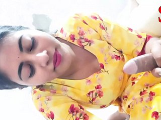 Desi Establishing girlfriend fuck give oyo (Hindi audio)